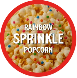 Rainbow Sprinkle Popcorn