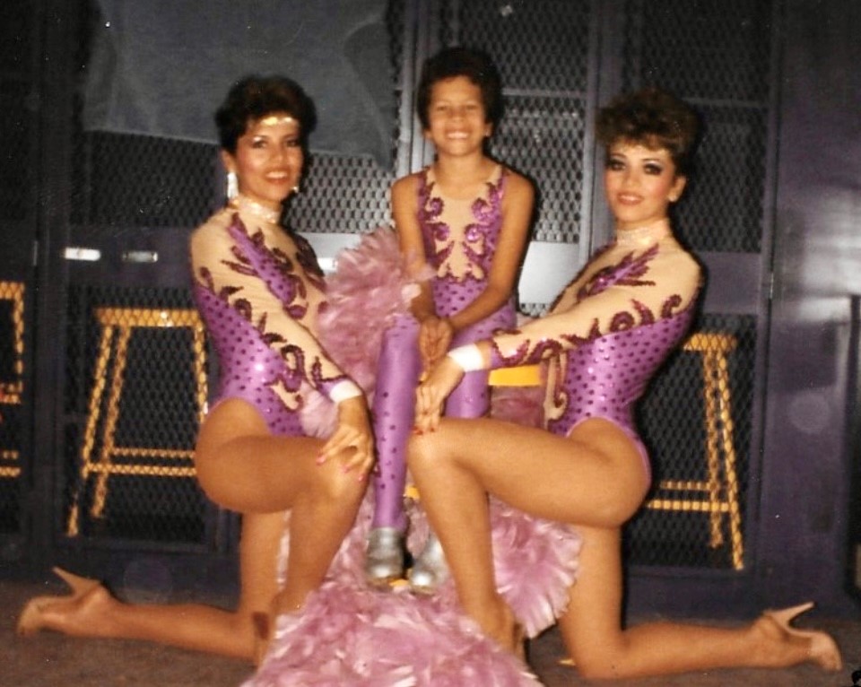 Clothilde, George and Aunt Alix Suarez