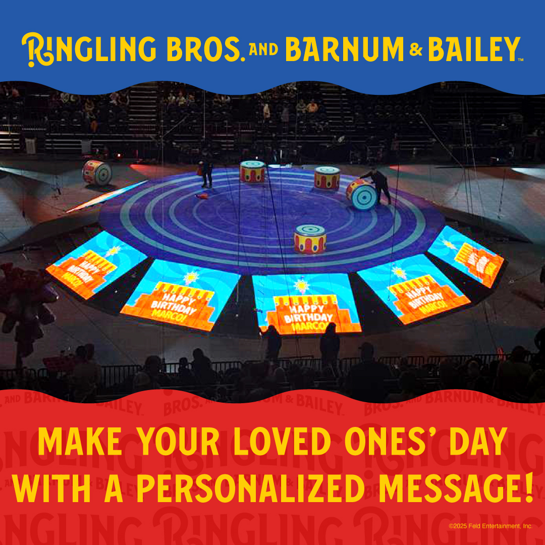 Your message, center stage!