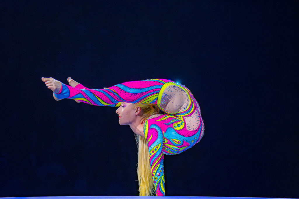 Jordan McKnight performing on stage