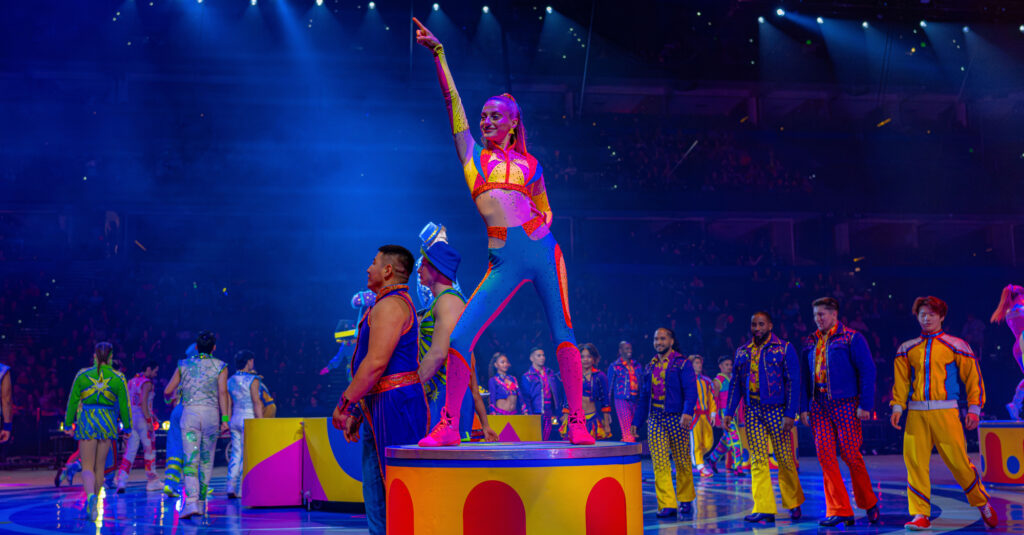 Skyler performing at Ringling