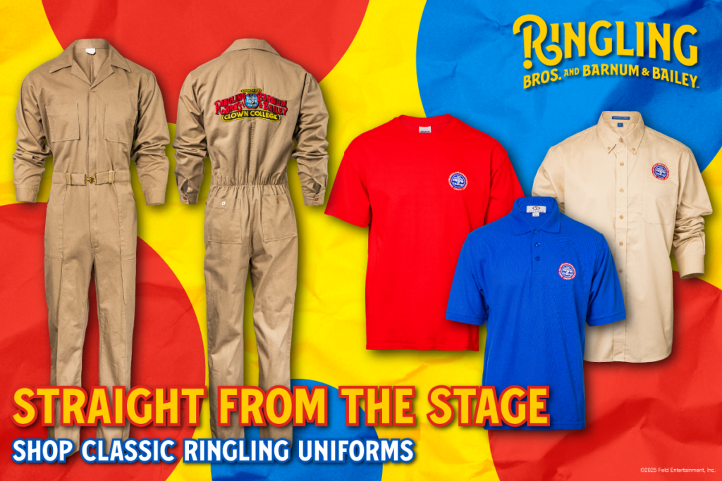 Straight from the stage - classic Ringling uniforms